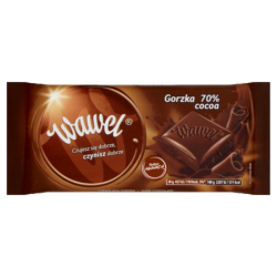 WAWEL CZEKOLADA 90G GORZKA 64% COCOA ORANGE