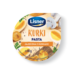 LISNER PASTELLA 80G JAJECZNA Z KURKAMI (SANDWICH SPREAD)