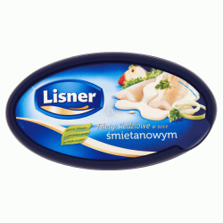 LISNER FILET SLEDZIOWY 280G W SOSIE SMIETANIE (HERRING FILLET IN