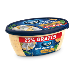 LISNER FILET SLEDZIOWY 280G W MUSZTARDZIE (HERRING FILLET IN MUS