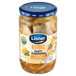 LISNER FILET SLEDZIOWY 600G Z KURKAMI