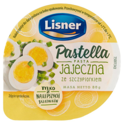 LISNER PASTELLA 80G JAJECZNA (SANDWICH SPREAD)