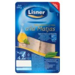 LISNER FILET SLEDZIOWY 400+200G MATIAS (HERRING FILLET IN OIL)