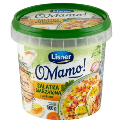 LISNER SALATKA WARZYWNA 500G Z JAJKIEM (VEGETABLE SALAD W/EGG)