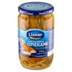 LISNER FILET SLEDZIOWY 700G OPIEKANY (HERRING FILLET FRIED)