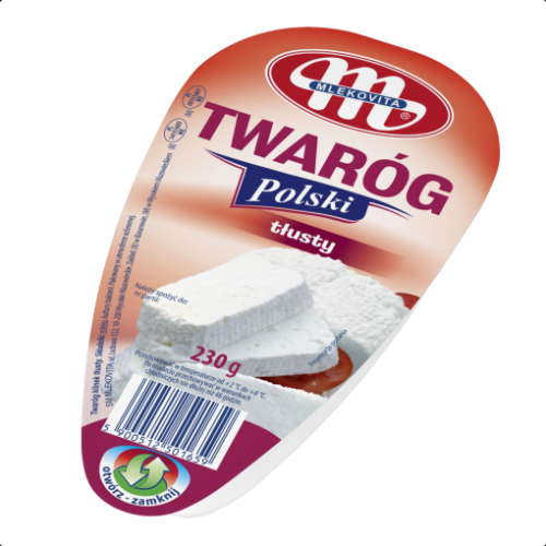 MLKV TWAROG 230G TLUSTY (FARMERS CHEESE FULL-FAT)