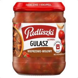 PUDLISZKI GULASZ WIEPRZOWO-WOLOWY 460G (PORK/BEEF STEW)