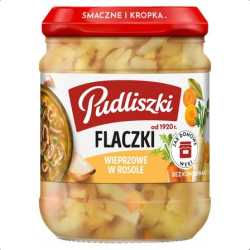 PUDLISZKI FLAKI 450G WIEPRZOWE (BEEF TRIPE)