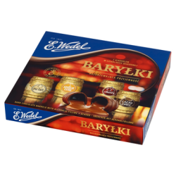 WEDEL BARYLKI 200G (CHOCOLATES W/ALCOHOL)
