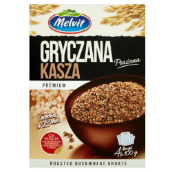 MELVIT KASZA GRYCZANA PRAZONA 4x100G (BUCKWHEAT)