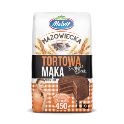 MELVIT MAKA TORTOWA 1KG (CAKE FLOUR)