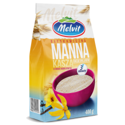 MELVIT KASZA MANNA 400G WANILIA (SEMOLINA INSTANT)